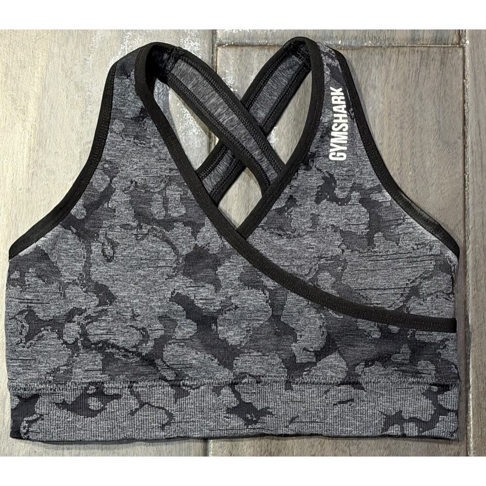 Gymshark Lululemon Adapt Camo Seamless Sport Bra Gym Alphalete Yoga Athletic Sm